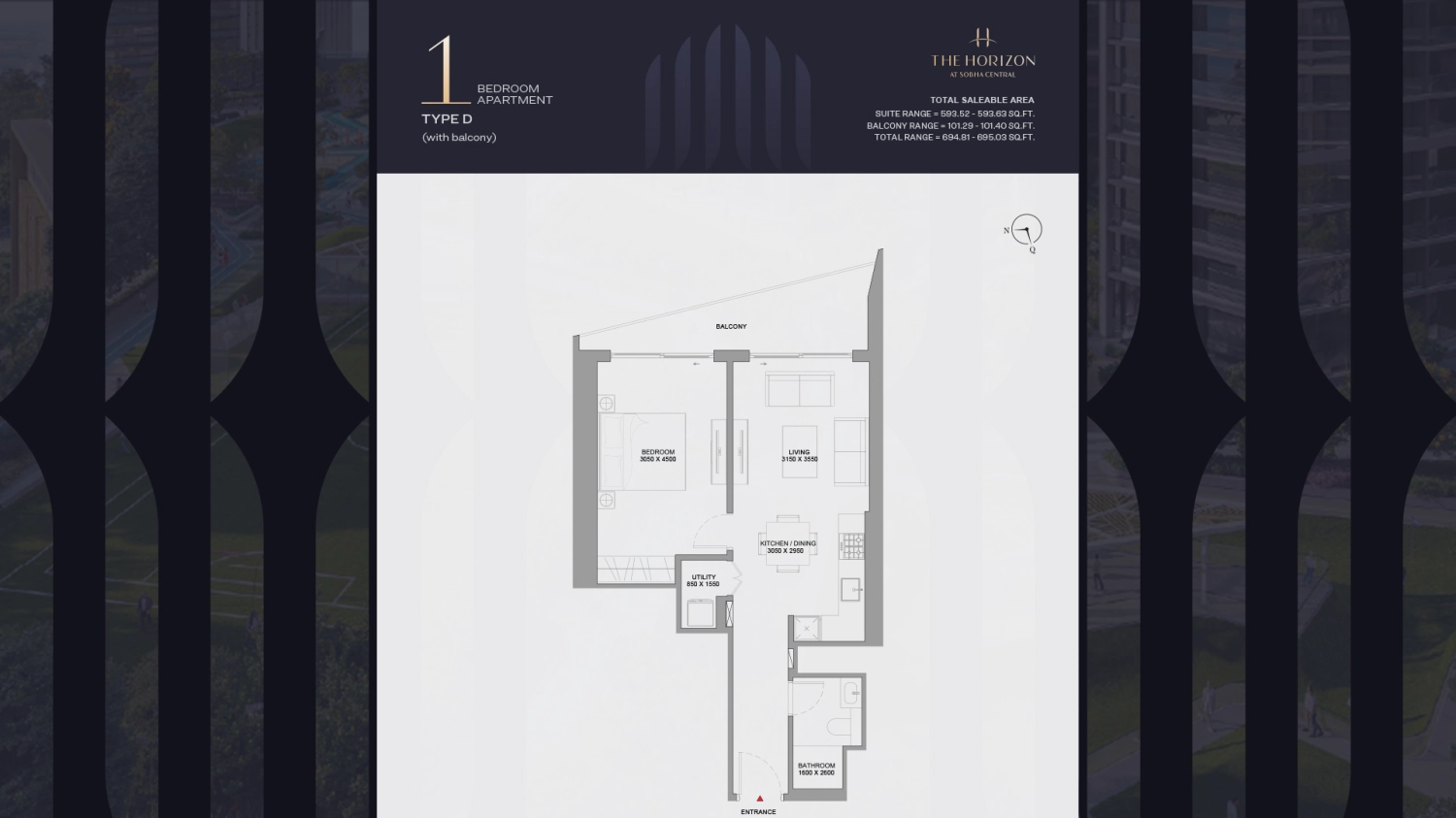 1 BR - Type A